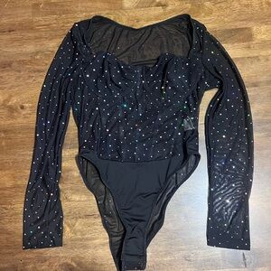 Black Sparkle Bodysuit